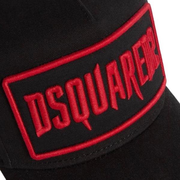 DSQUARED2 horror embroidered Black Baseball Cap