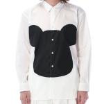 Comme Des Garçons Shirt  mickey mouse graphic-print shirt