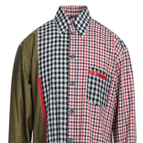 DOLCE&GABBANA CHECKED SHIRTS