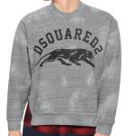 Dsquared2 Grey Layered Logo Sweatshirt