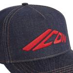 DSQUARED2 'ICON' embroidered Denim Baseball Cap