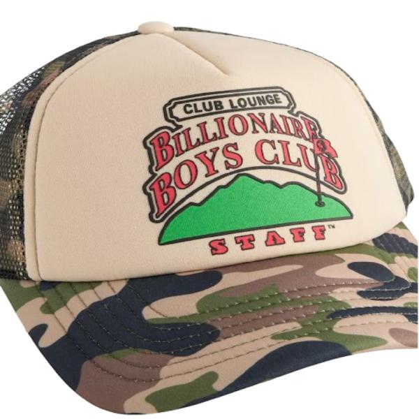 Billionaire Boys Club Woven & Mesh Trucker Cap