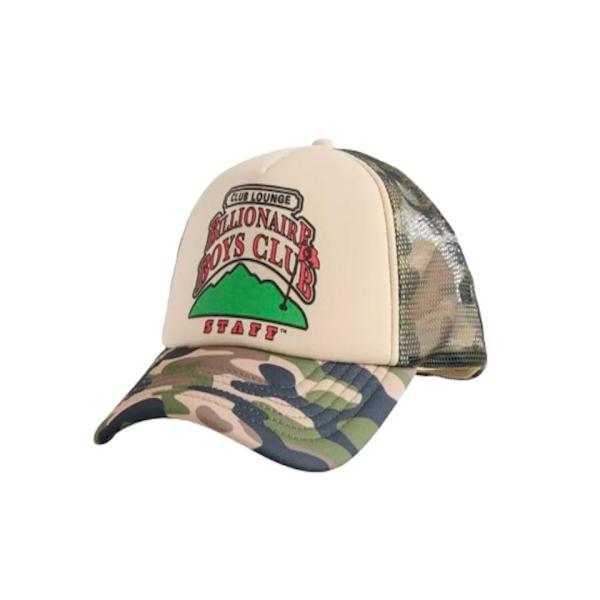 Billionaire Boys Club Woven & Mesh Trucker Cap